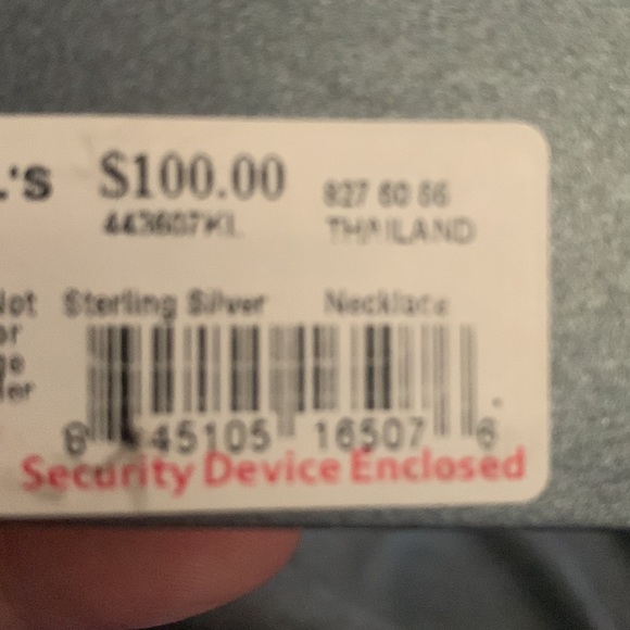 NWT Sterling Silver Heart Necklace - Picture 5 of 5